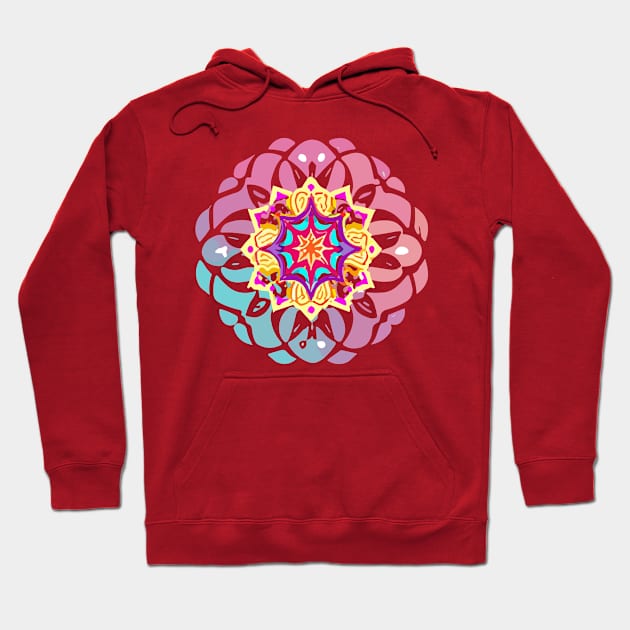 mandala Clamber Paintmandala Skip drawing Hoodie by Martin Young